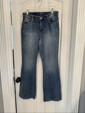 Chico's Medium Wash Blue Flare Jeans